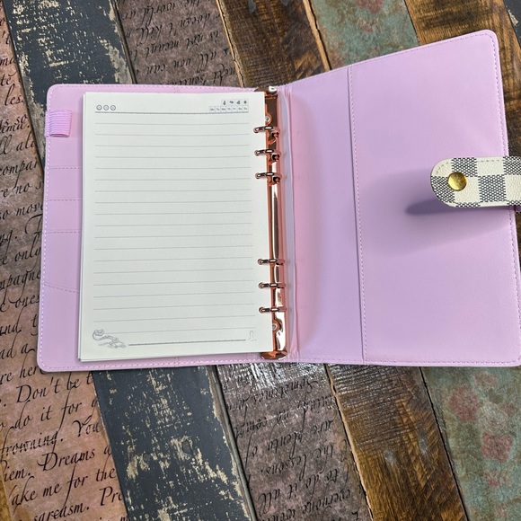 💥 BOGO 💥 NEW Checkered Notebook | Planner | A7 Refills - Picture 6 of 8